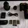 Camara Pentax K20D Digital SLR (DSLR) con 3 lentes, bolsa de cámara y cabeza de trípode